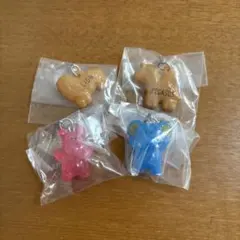 たべっ子どうぶつ　めじるしアクセサリー　4種セット
