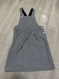 未使用保管品　アニエスベー　ストライプ ジャンバースカート