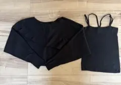 earth music&ecology SET2点クロスニット＋キャミソール