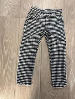 apres les cours チェックレギンス