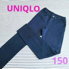 【ユニクロ】ヒートテックウルトラストレッチデニム スキニーフィットパンツ ブルー