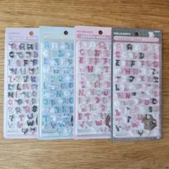 正規品　ボンボンドロップシール　もじ　moji　サンリオ　4枚