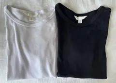 H&M コットンブレンドフィットTシャツ 2点セットのサムネイル