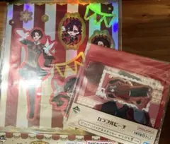 一番くじ　カラフルピーチ　ゆあん　2点セット　ステッカー　ジッパーバック