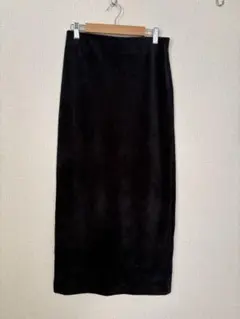 B.CSTOCK 黒 コーデュロイ スリットタイトスカート