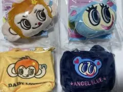 ナルミヤキャラクターズ フェイスマスコット ミニポーチ ナカムラくん&ルッキー