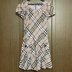 バーバリーチェック　ワンピース　美品