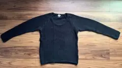 J.SABATINO ブラックニット Mサイズ 指抜き