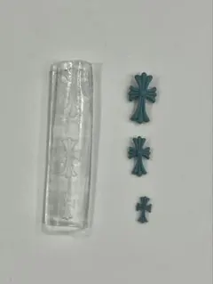 シリコンモールド クロス型 クロムパーツ クロムモールド