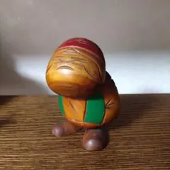 木製 木彫 アイヌ コロボックル コロポックル 妖精 民芸 not ニポポ