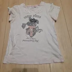 ☆メゾピアノmezzo piano 120半袖Tシャツ☆平成レトロ　希少　レア ☆メゾピアノmezzo piano 120半袖Tシャツ☆平成レトロ 希少 レア