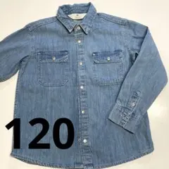 【美品】H&M デニムシャツ　ジャケット　120