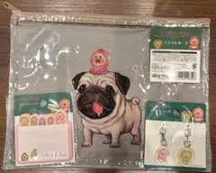 こびとづかん カクレモモジリ フラットポーチ プチチャーム 3点セット