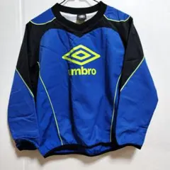 140cm umbro アンブロ サッカーピステ・ウィンドブレーカー 青/黒