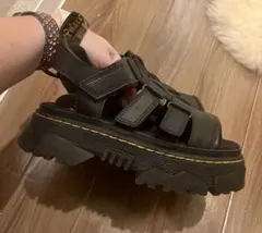 Dr.Martens MATTISON3ストラップサンダルブラック24cm 美品のサムネイル