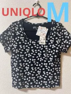 ユニクロ PAUL & JOE 花柄 半袖Tシャツ Mサイズ クロップド 新品