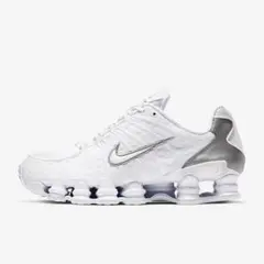 WMNS Nike Shox TL ホワイトシルバー 24.5