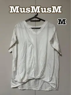 【美品】MusMusM トップス　半袖ゆったり 涼しい レディース　Mサイズ