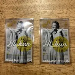 SnowMan ON クリアステッカー 岩本照 2枚セット