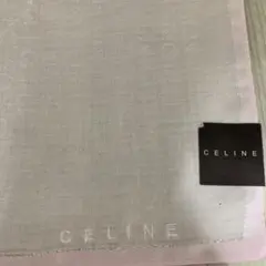 CELINE シルク ハンカチ ピンク