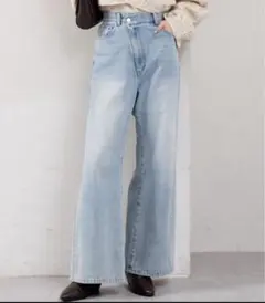 mystic フレアデニム　ブルー