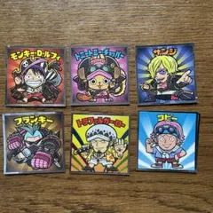 ワンピースウエハース　シール　6枚