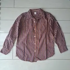 GAPKIDS　チェック柄長袖シャツ　10
