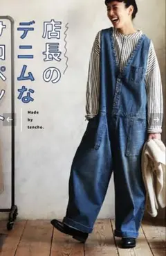 店長のデニムなサロペット　XL 新品未使用　ソウルベリー