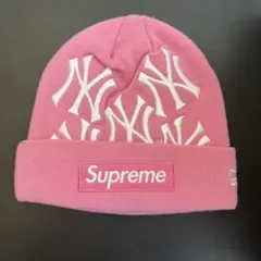 Supreme ニット帽 ピンク