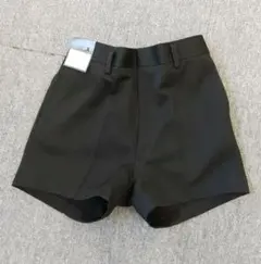 新品 未使用 キッズ用黒ショートパンツ 160cm