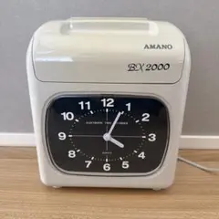 AMANO BX 2000 電子時計 ホワイト
