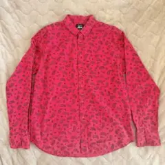 STUSSY TRIBE ペイズリー柄 長袖シャツ ステューシー トライブ