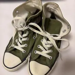 converse コンバース ハイカットスニーカーシューズ靴オールスター カーキ