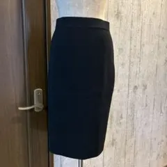 DRESSTERRIOR 黒 ニットタイトスカート ひざ丈のサムネイル