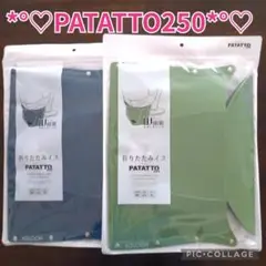 【組み立て簡単！ PATATTO250 折りたたみイス 2個❣ 】