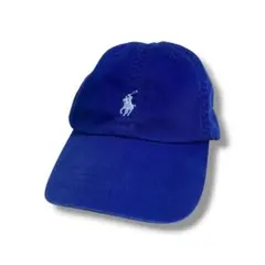 POLO RALPH LAUREN ベースボールキャップ ポニー刺繍 ブルー 青