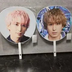 Snow Man 2D.2D.Mania ジャンボうちわ2枚セット 佐久間大介