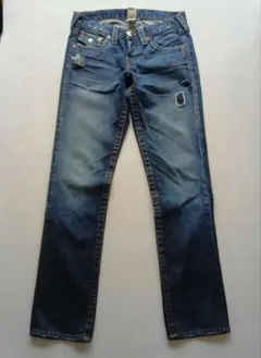 TRUE RELIGION 　ダメージ加工 デニム USA製　26