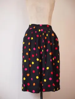 1960's-1970's ヴィンテージ古着 ドット柄スカート