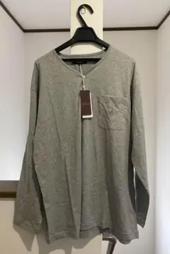 Paul Stuart 長袖カットソー グレー LLサイズ 新品タグ付き ロンT