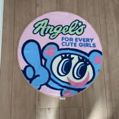 エンジェルブルー　マット　インテリア　キャラクター　ラグ　円形　ナカムラくん