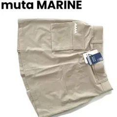 【新品】muta MARINE ムータマリン　スカート　ベージュ　ロゴ　ゴルフ ゴルフシーズン「muta MARINE GOLF」新作アイテム入荷です