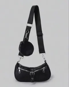 shein ショルダーバッグ　ポーチ付き