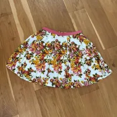 花柄プリーツミニスカートのサムネイル
