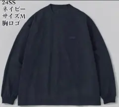 未使用　Ennoy Pack L/S T-Shirts ネイビー　胸ロゴ