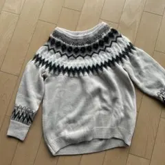 CLAOPANIC TYPY ノルディック柄セーター M