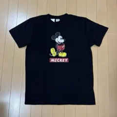 Disney ミッキーマウス Tシャツ ブラック Mサイズのサムネイル