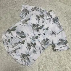 美品　HUF ハフ　半袖シャツ　アロハ　白　総柄　夏　USA製　メンズ　Sサイズのサムネイル