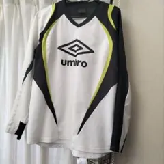 ハマちゃん様専用！umbro 長袖シャツ ホワイト ブラック ライム