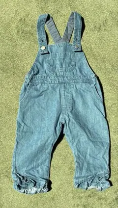 デニムオーバーオール　90